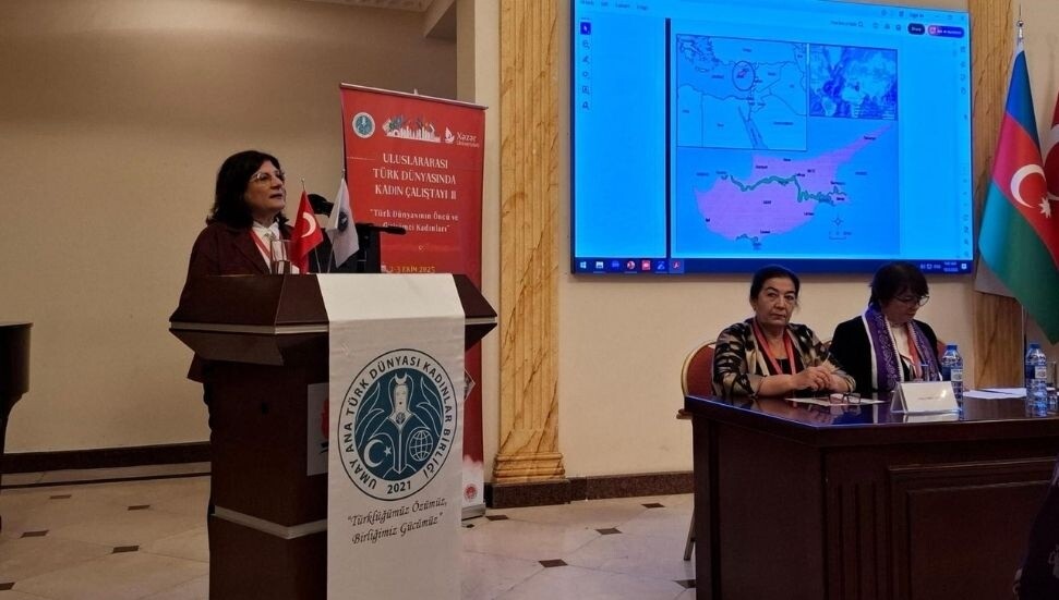 Üçışık Erbilen, “II. Uluslararası Türk Dünyasında Kadın Çalıştayı”nda DAÜ'yü temsil etti