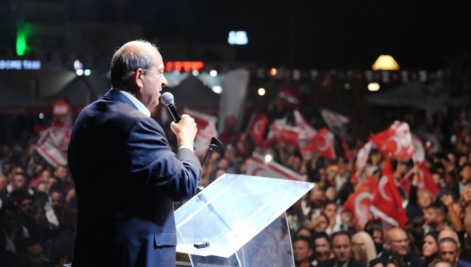 Ersin Tatar, Girne’de halka hitap etti: CTP’nin yolu Rum ve Türkiye karşıtı oyunlardır!