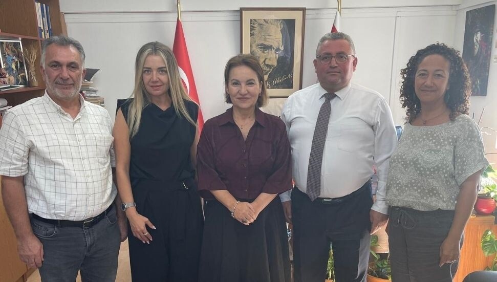 Kültür Dairesi Müdürü Zaimağaoğlu, Posta Dairesi heyetini kabul etti: İş birliği konusunda mutabakat