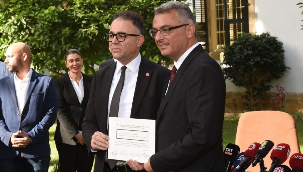 6’ncı Cumhurbaşkanı Tufan Erhürman, mazbatasını aldı!