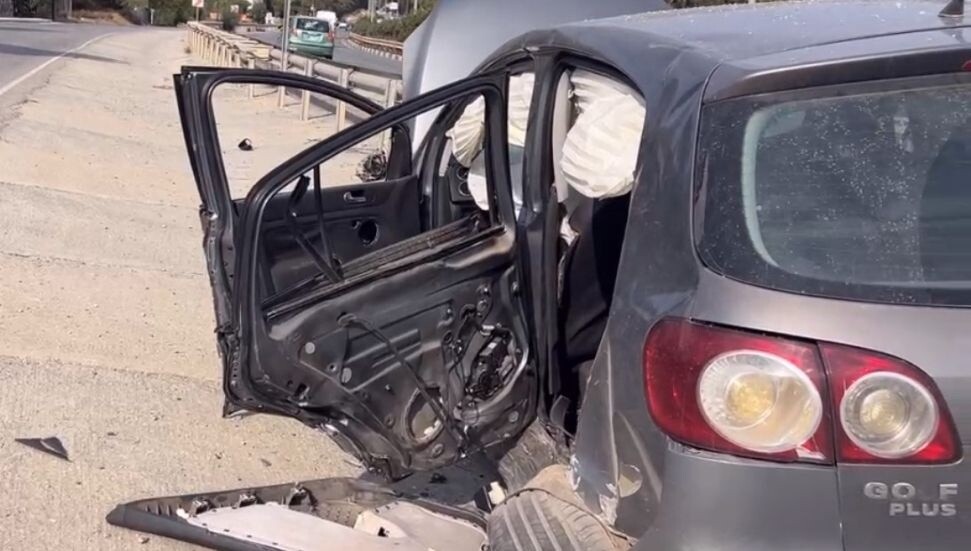 Ağırdağ-Boğazköy yolunda trafik kazası: 1 ağır yaralı