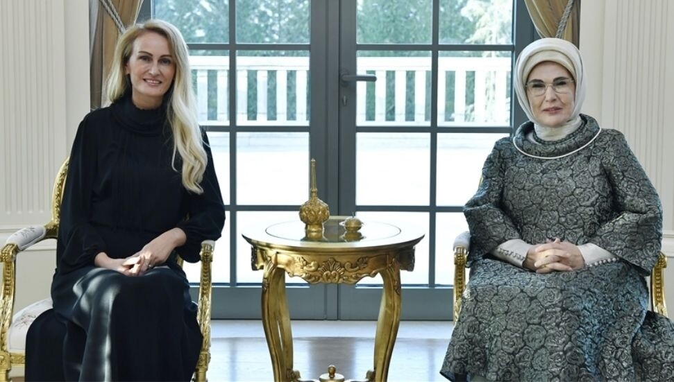 Emine Erdoğan, Nilden Bektaş Erhürman’ı ağırladı: Gönül birliğinin daha da pekişmesini temenni ediyorum