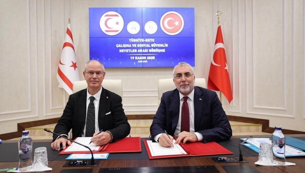 Türkiye ve KKTC arasında “Çalışma, istihdam ve sosyal güvenlikte” stratejik iş birliği anlaşması