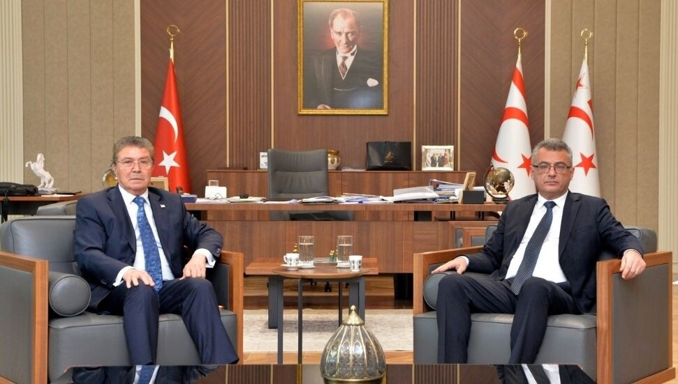 Cumhurbaşkanı Erhürman, Başbakan Üstel’i kabul etti: Görüş alışverişinde bulunuldu