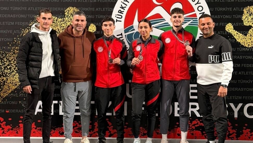 KKTC U20 Milli Takımı’ndan Türkiye Salon Şampiyonası’nda tarihi başarı: İki atlet kürsüde!