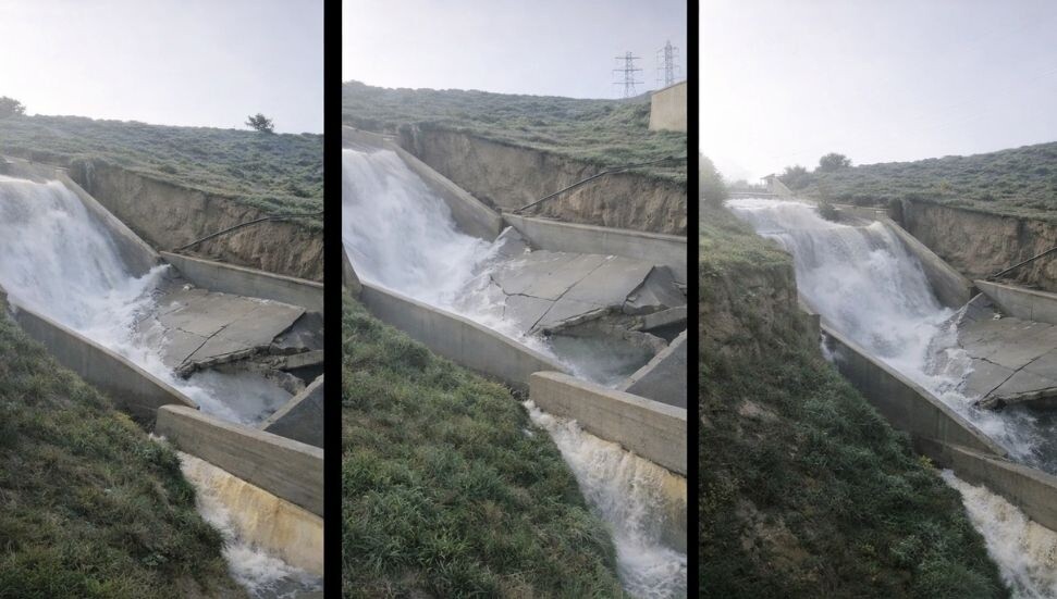 Güzelyurt'ta Akdeniz Barajı'nın dolu savağında ciddi yapısal hasar tespit edildi: Acil önlem uyarısı