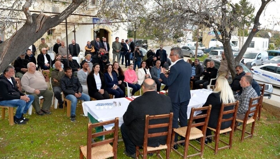 Erhürman, Karpaz’da halkla bir araya geldi: Yurttaşların sorunları dinlendi