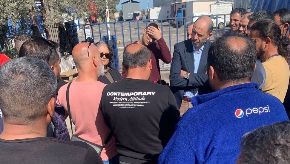 Halkın Partisi'nden Ektam işçilerine destek ziyareti: Bakanlığa süreci şeffaf ve hızlı yürütme çağrısı