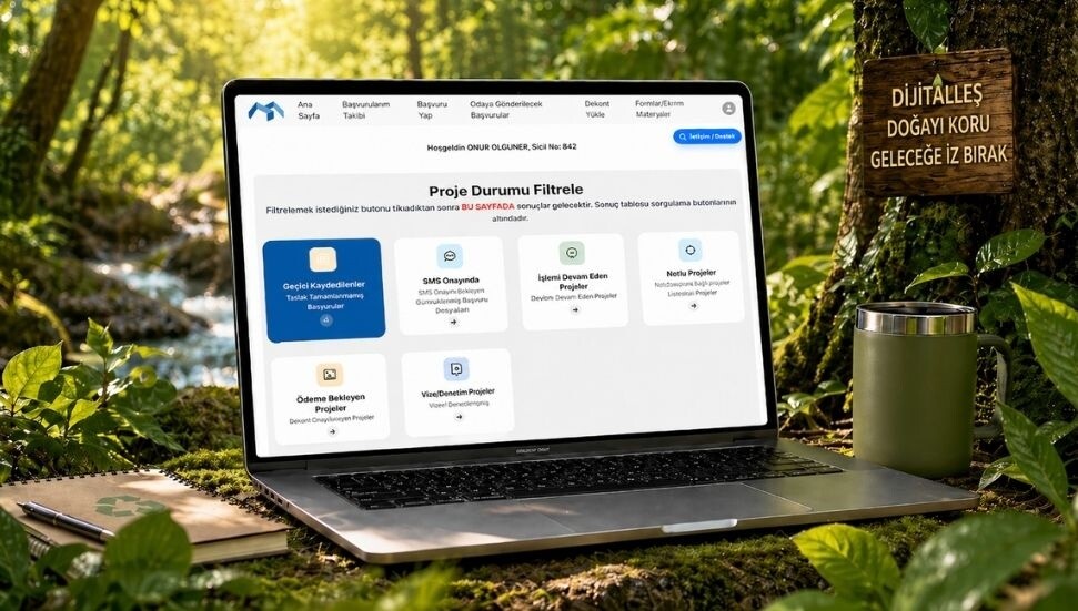 Mimarlar Odası Başkanı Olguner: Dijital Vize Teslim Portalı ile 188 ağacın kesilmesi önlendi