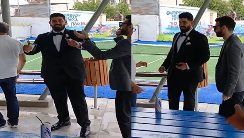 Güney Kıbrıs seçimlerinde ilginç olaylar: Damatlıkla oy kullanan genç viral oldu