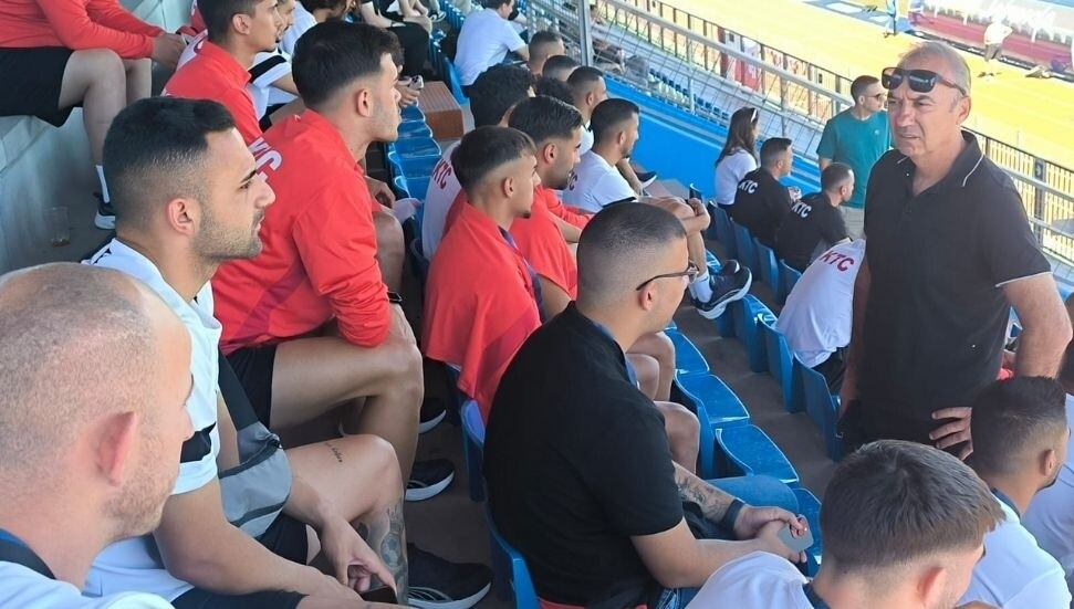 Futbol Federasyonu Başkanı Sertoğlu, İtalya’da KKTC A Milli Takım’a destek verdi