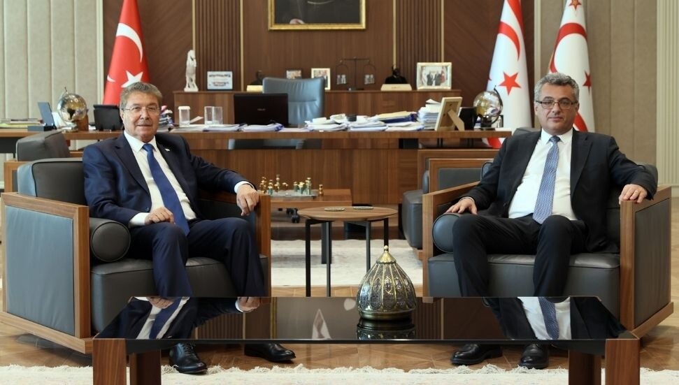 Cumhurbaşkanı Erhürman, Başbakan Üstel’i kabul etti: Güncel konular ele alındı
