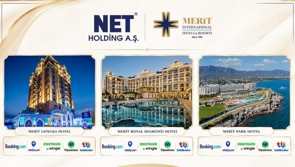 Merit Otellerine ödül yağdı: Merit Otelleri, 2025'te 8 uluslararası ödüle layık görüldü