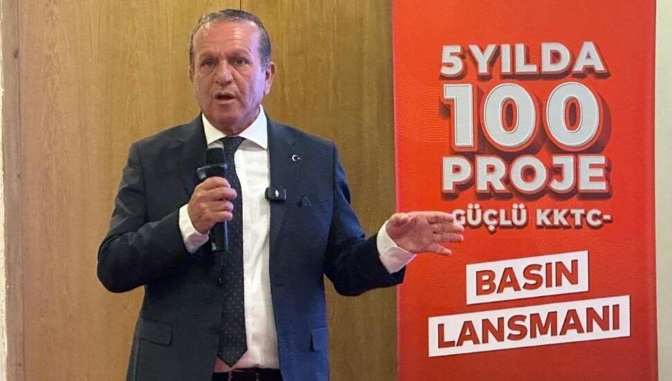 Ataoğlu, "5 Yılda 100 Proje"yi tanıttı: "Ada Kıbrıs" projesi öne çıktı