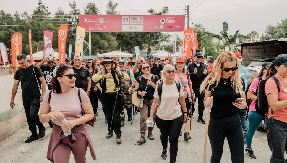 21. Orkide Yürüyüşü, Dilekkaya Ormanı’nda gerçekleşti