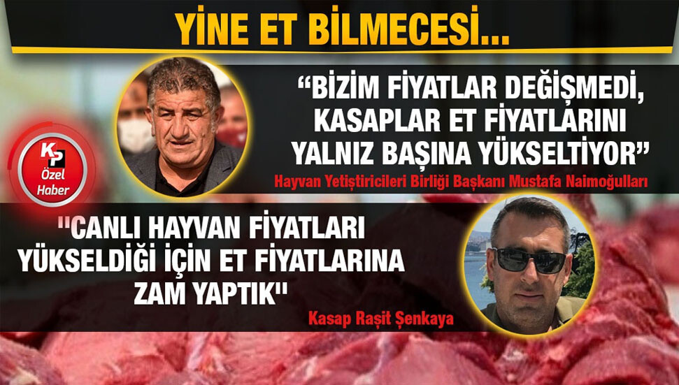 Paydaşlardan “et fiyatlarındaki pahalılık” hakkında birbirinden farklı açıklamalar...