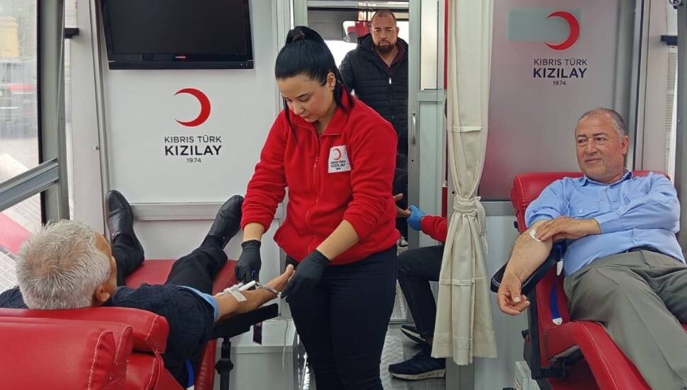 KKTC ADAKDER Paşaköy'de kan bağışı kampanyası düzenledi