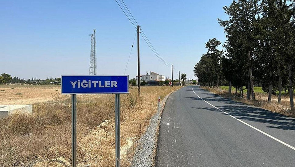 Pile-Yiğitler yolu çalışmalarında hafta sonu sakinliği
