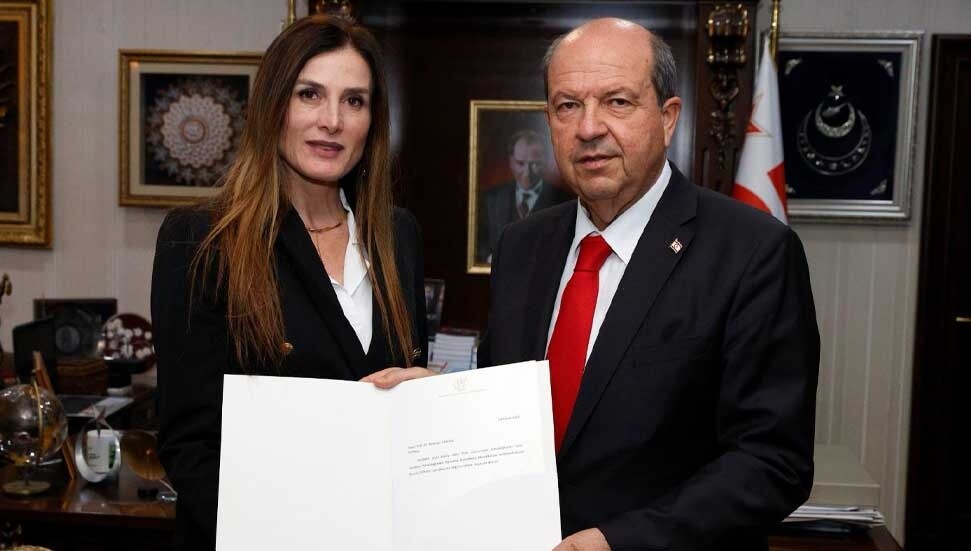 Cumhurbaşkanı Tatar, YÖDAK üyeliğine seçilen Terkan’a atama belgesini tevdi etti