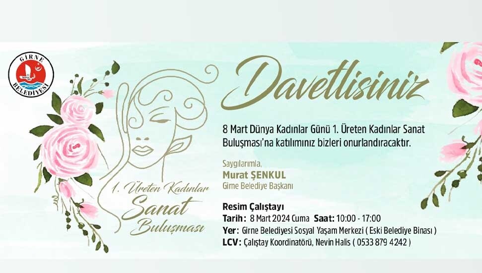 “Üreten Kadın Sanatçılar Buluşması” 8 Mart Dünya Kadınlar Günü'nde gerçekleştiriliyor
