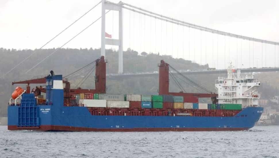 Rus kargo gemisi Akdeniz'de battı