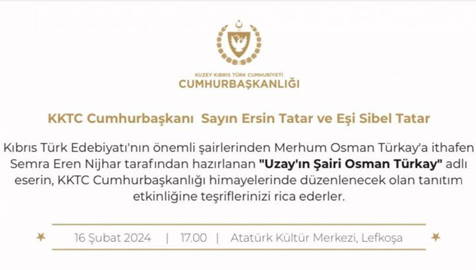 "Uzay'ın Şairi Osman Türkay" adlı eser tanıtılıyor