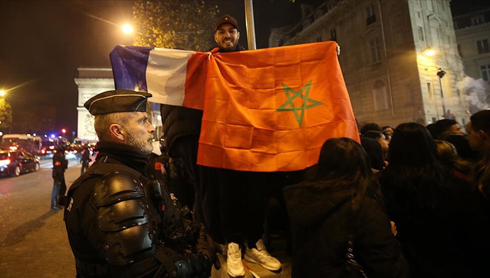 Fransa-Fas maçı öncesi Paris'te yoğun güvenlik tedbirleri alındı