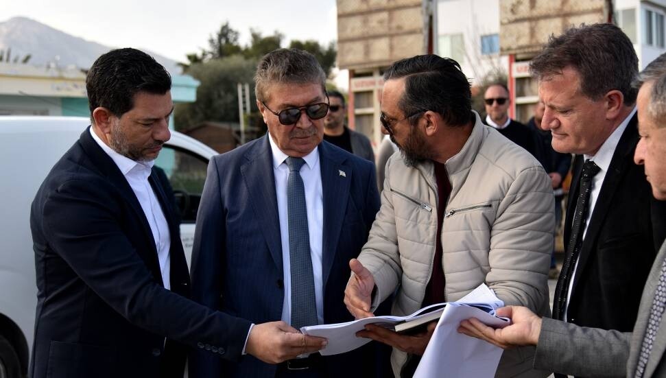 Girne-Çatalköy yolundaki iki yıllık çalışmalarda son noktaya gelindi