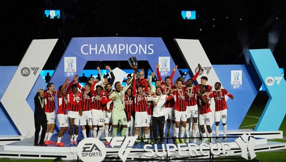 İtalya Süper Kupası'nı Milan kazandı