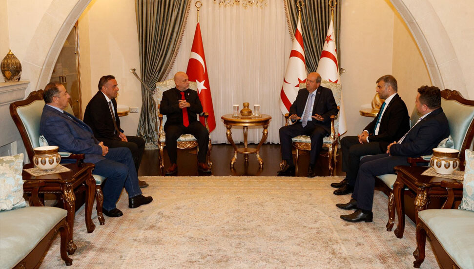 Cumhurbaşkanı Tatar, İŞAD heyetini kabul etti