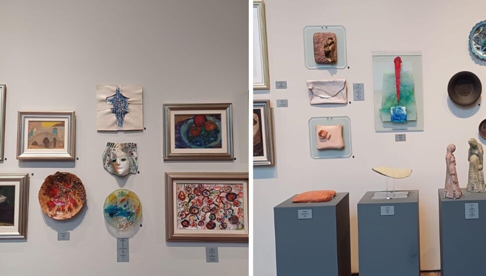 Ayhatun Ateşin’in eserlerinin de yer aldığı “Boyut Farkı” sergisi İstanbul’da ziyarete açıldı