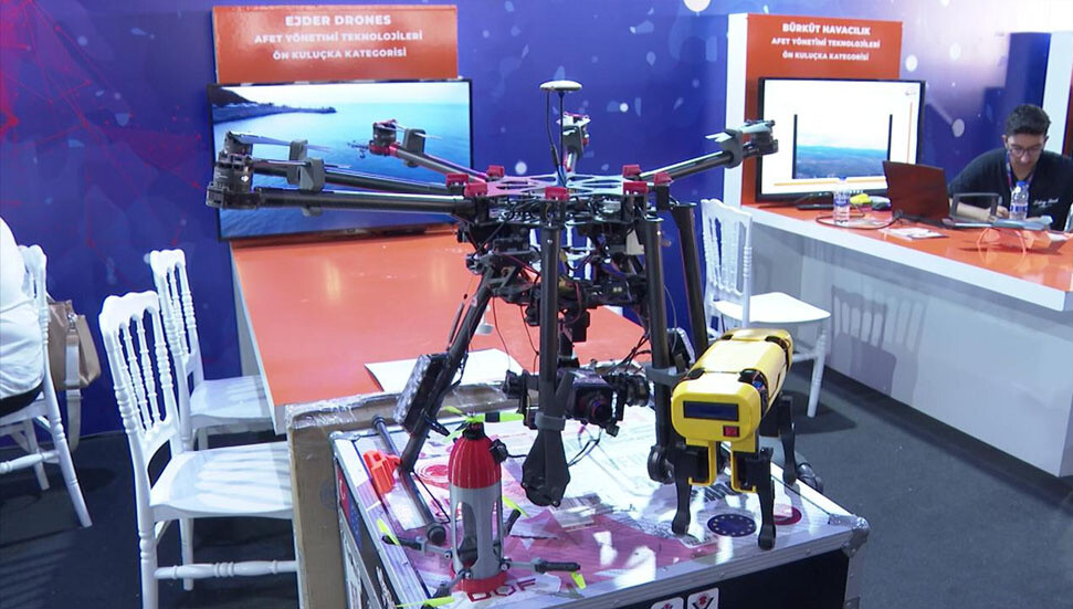 Yaşam üçgenlerini tespit eden dron TEKNOFEST'te