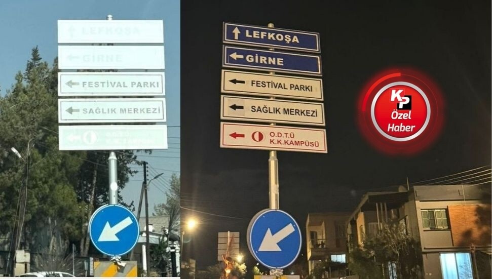 Kıbrıs Postası’nın gündeme getirdiği Güzelyurt'taki tabela sorunu çözüldü!