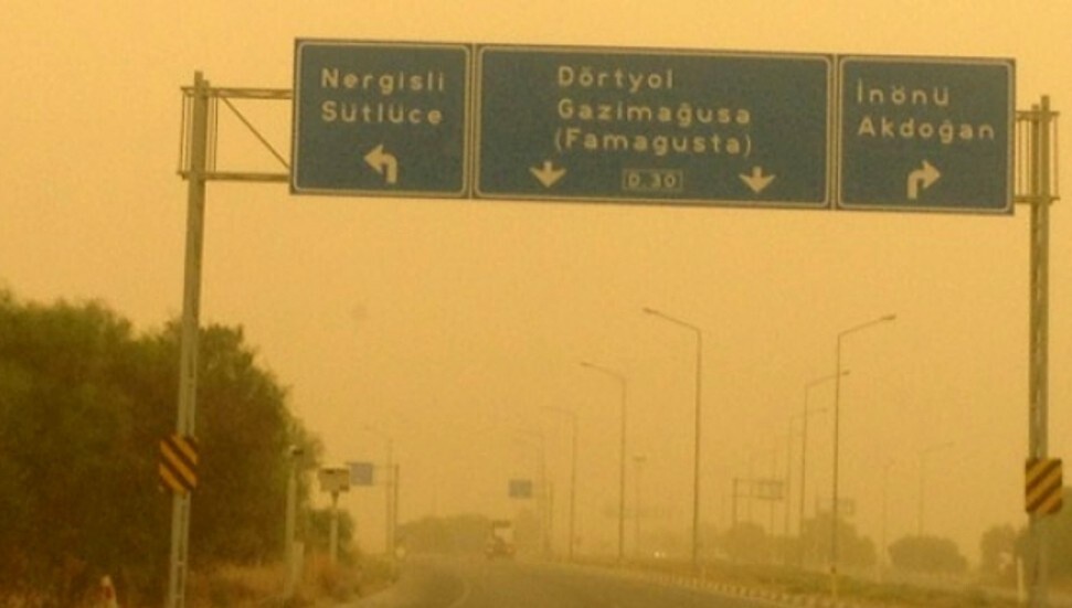 Dusty weather warning from the Meteorology Department
