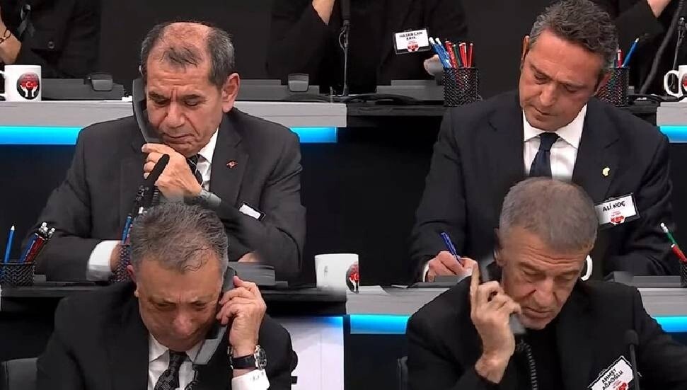 Dört büyüklerin başkanları yan yana! Depremzedeler için bağış topladılar