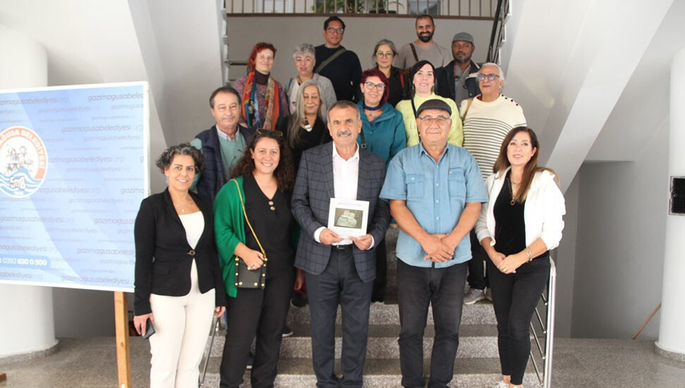 Tatlısu Belediyesi Sanat Buluşması’na katılan sanatçılar Gazimağusa Belediyesi’ni ziyaret etti