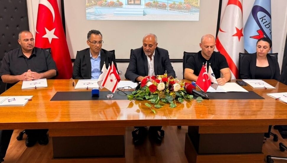 Kıb-Tek’ten Lefke’ye yeni hizmet binası: Dördüncü şubenin sözleşmesi imzalandı