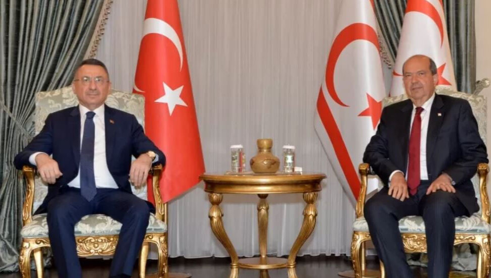 Cumhurbaşkanı Tatar, Türkiye Cumhurbaşkanı Yardımcısı Oktay'ı kabul etti