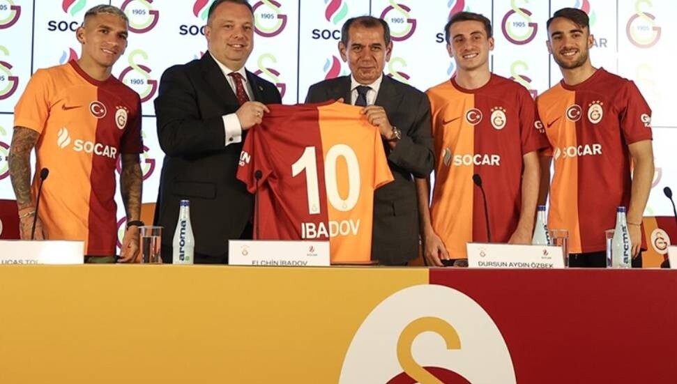 Galatasaray Kulübü, SOCAR ile sponsorluk sözleşmesi imzaladı