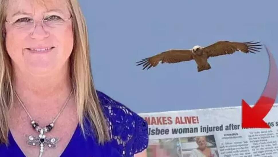 Film gibi: ABD'de Gökten kafasına yılan düştü!