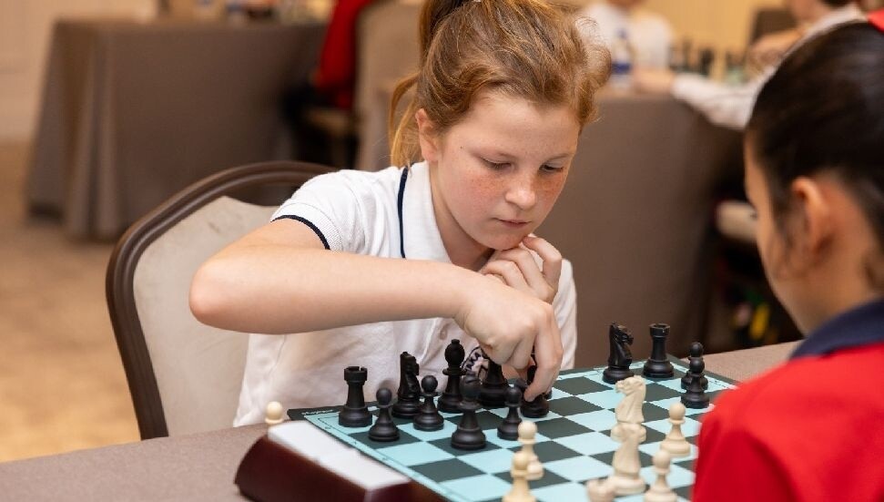 Çocuklar, Merit Satranç Festivali’nde coştu