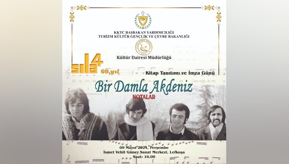 "Bir Damla Akdeniz Notalar" kitabının tanıtımı ve imza günü 9 Mayıs’ta yapılacak