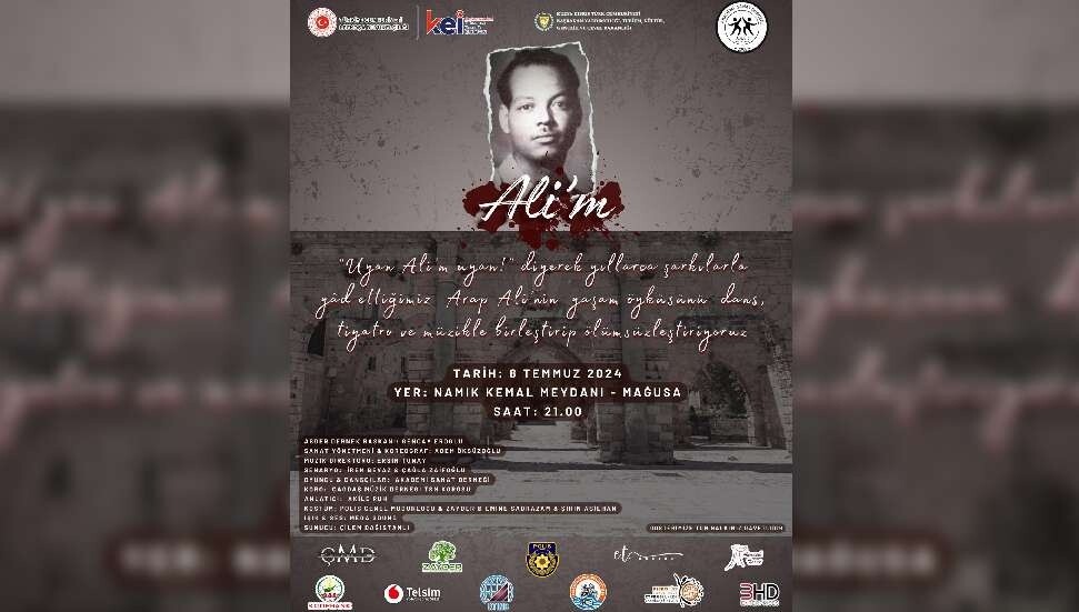 Arap Ali’nin yaşam öyküsünü konu alan “Ali’m” projesi  Gazimağusa’da sahneleniyor