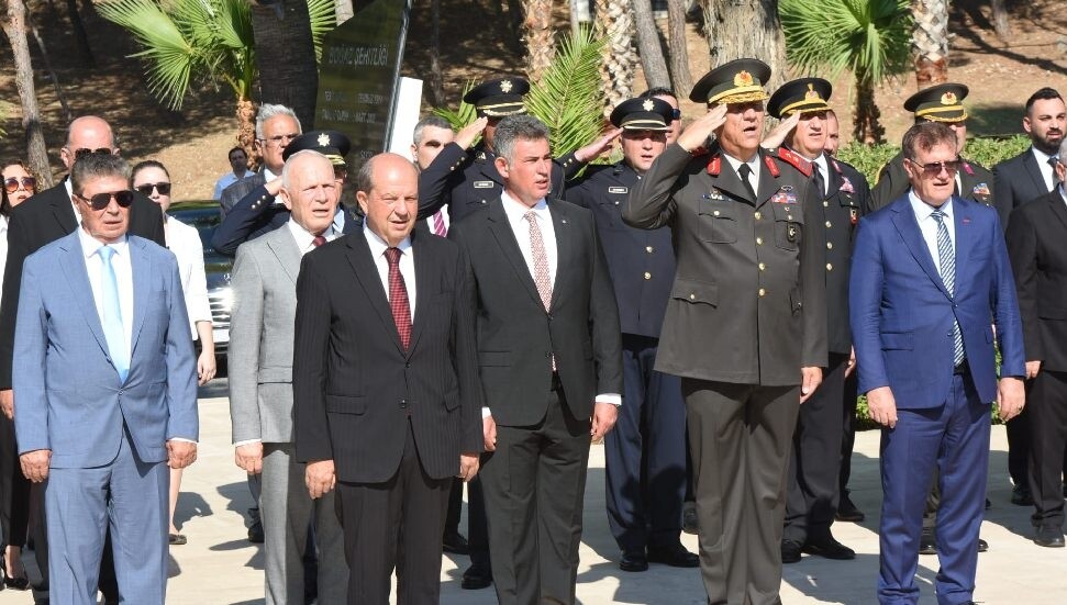 15 Temmuz Demokrasi ve Milli Birlik Günü nedeniyle Boğaz Şehitliği’nde tören düzenlendi