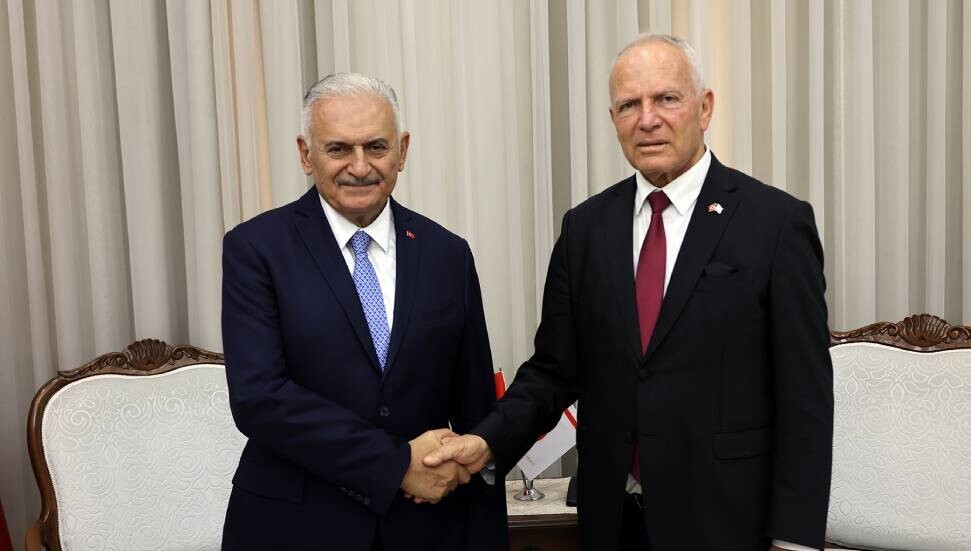 Meclis Başkanı Töre, Binali Yıldırım’ı kabul etti