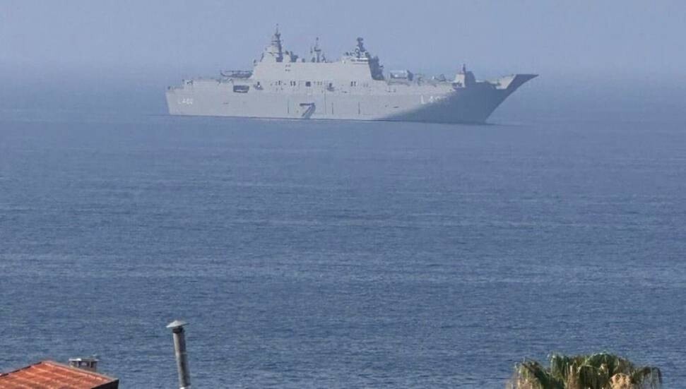 TCG Anadolu Kıbrıs açıklarında