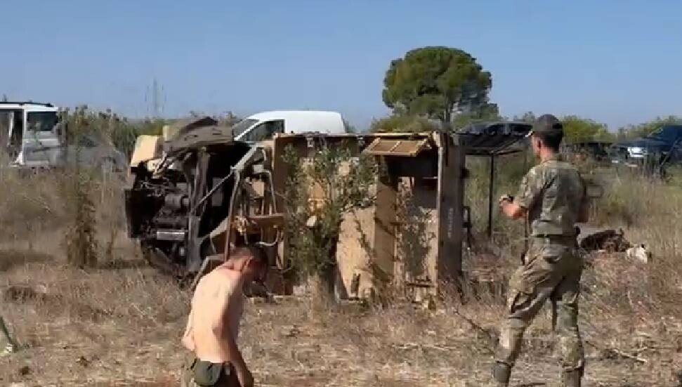 Güzelyurt'taki feci kazada 1 asker hayatını kaybetti