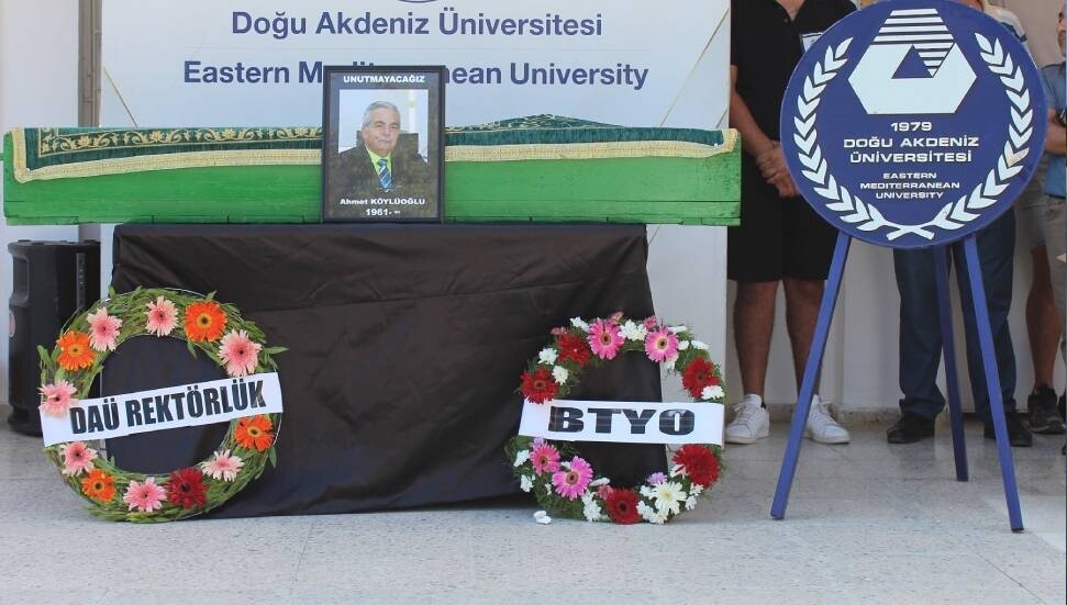 DAÜ’de Ahmet Köylüoğlu için tören düzenlendi