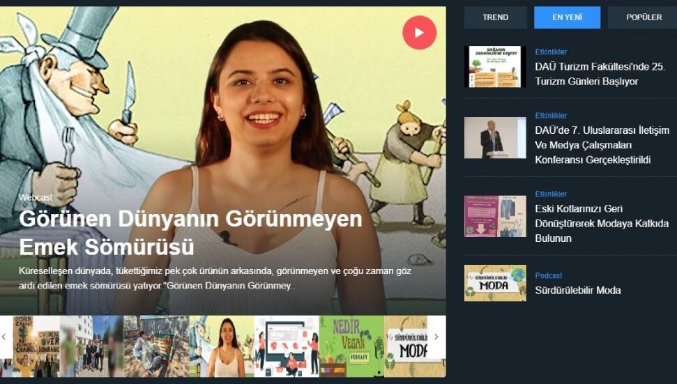 DAÜ İletişim Fakültesi mezunu, 34. Genç İletişimciler Yarışması’nda finalist oldu
