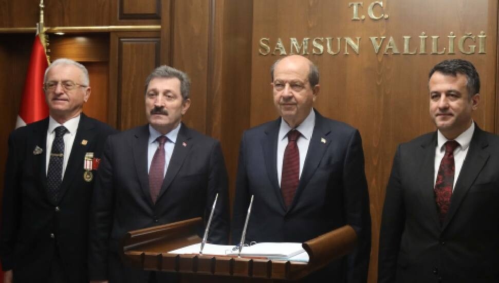 Tatar Samsun’da konuştu: Yunanistan Türkiye ile aramızdaki bağların kopartılması için her türlü oyunu oynuyor